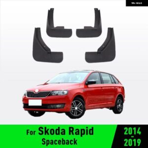 シュコダ ラピッド スペースバック 2014-2019 2015 - 18 フェンダー マッド フラップ スプラッシュガード マッドガード カーアクセサリー