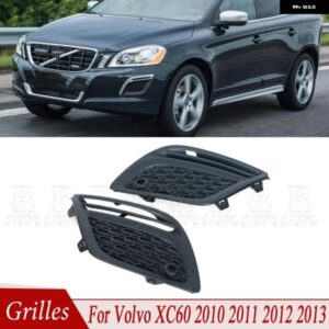グリル フロント バンパー グリル フォグライト カバー トリム カー スタイル ボルボ XC60 2010 2011-2013 シリンダー ターボ 2009 1290659 31290660