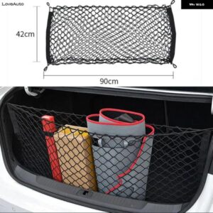 58*116 CM / 42*90 CM トランク リア キャリア オーガナイザー 収納 メッシュ伸縮メッシュネットバッグ キャリア マツダ 3 アクセラ 2019 - 21