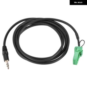 6ピン グリーンコネクタ ステレオ 3.5MM ジャック オーディオ AUX-IN MP3 ケーブル ワイヤー ホンダ ジャズ 2002-2006