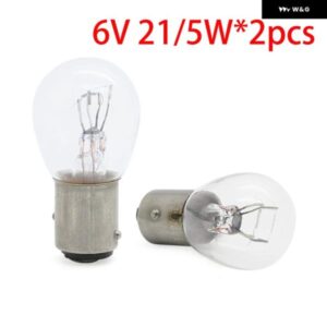 6V 21/5W ブレーキストップ リア テールライト バルブ 2個パック 122-84514-00 122-84514-30 オートリアテールランプ リバースライト 交換用