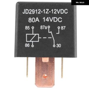 80A DC 12V 5ピン DIY パワーリレー 自動車 トラック 車両