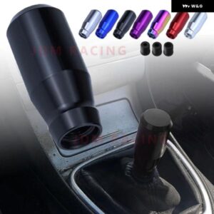 78MM ギア シフト ノブ 汎用 アルミ 合金 加重 シフター ノブメタルギア レバー スティックハンドルほとんど自動車