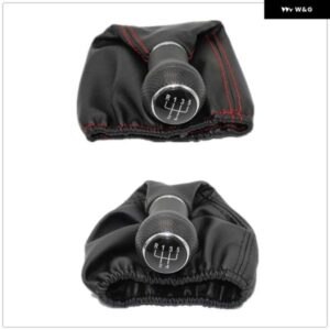 5速車用ギアスティックレベル シフト ノブ PUレザー ブーツ シート付き CORDOBA 1997-02 カー スタイリング