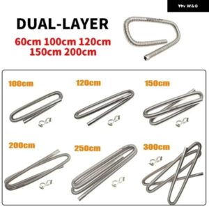 60CM/100CM/120CM/150CM/200CM/250CM/300CM エアディーゼル パーキング ヒーター ステンレス マフラー カーエアディーゼルヒーター