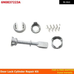 5個/1セット VW POLO 6N1-6N2 1994-2001 フロント左右ドアロック シリンダー リペアキット 6N0837223A 6N0 837 223A