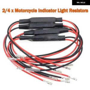 2/4個セメント負荷抵抗器 オートバイ バイク LEDウィンカー インジケーター ライト DC 12V 10W セメント抵抗 10オーム