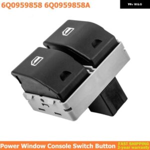 6Q0959858 フロントカー電動ウィンドウマスターリフター コントロール スイッチ VW シート イビサ コルドバ 6L2 POLO 9N 2001-2009 フォックス 6Q0 959 858