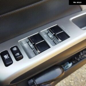 ABS クローム ウィンドウリフト ボタン トリム トヨタ カローラ RAV4 REIZ カムリ ハイランダー プリウス ランドクルーザー ヴィオス プラド 150