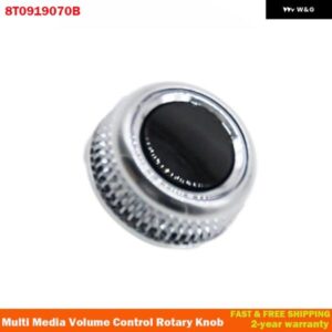 8T0919070BMM I マルチメディアボリューム コントロール ロータリーノブカバー クローム アウディ A4 A5 S5 Q5 2013-2017
