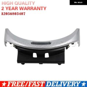 A2056803407 コンソール アームレスト カバー スイッチ シルバー 200MM センター グローブ ボックス ボタン ?? メルセデス ベンツ C W205 W253 C200 C250 C3