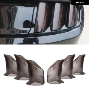 6個 リア テールライト ランプカバー プロテクター ステッカー フォード マスタング 2018-24 装飾ステッカー カスタムパーツ アクセサリー