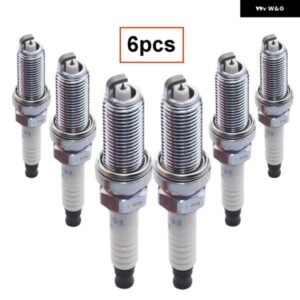 6個 スパークプラグ 日産 GT-R R35 3.8T GTR 370Z Z34 インフィニティ QX50 QX70 3.7L レクサス LS500 トヨタ セコイア タンドラ 3.5T アク