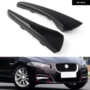 フロントバンパー インサートアンダーモールディングトリム ジャガー XF 2012-2015 C2Z20503 C2Z20499 光沢 BALCK カーアクセサリー カスタ