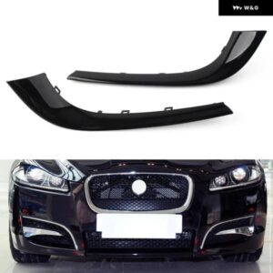 フロントバンパー アッパーモールディングトリム 左/右 1個 ジャガー XF 2012-2015 C2Z20504 C2Z20500 カスタムパーツ アクセサリー 交換用