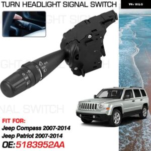 ジープ コンパス MK49 ジープ パトリオット 2007-2014 ACCESSORIE ウィンカー ヘッドライト スイッチ 5183952AA 5183952AC 5183952AD 51839