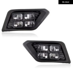 車 LED デイタイム ランニングライト DRL 日産 エクストレイル XTRAIL X トレイル 2014 2015 2016 フォグライト カバー とウインカー カス