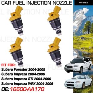 スバル フォレスター SG 2004 2005 スバル インプレッサ WRX STI サーブ 9-2X 2004-2006 1X 燃料インジェクター ノズル噴射 16600-AA170 カ