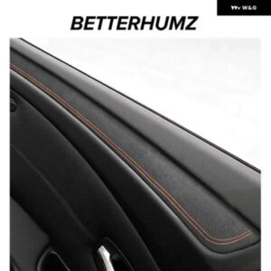 BMW E60シリーズ 5 ドアサイド パネル ストリップトリム 装飾 4個 ステッカー アルカンターラ製 インテリア チューニングアクセサリー カス