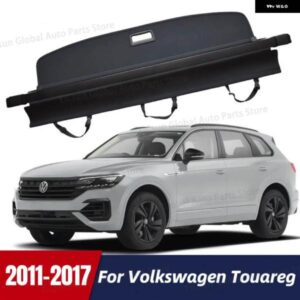 車用リア トランク カーゴカバー フォルクスワーゲン VW トゥアレグ 2011~2017 ラゲッジシェード シールドカーテン マット 格納式 覗き見防止