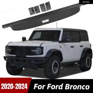 トランク カーゴカバー フォード ブロンコ 2020-2024 格納式ラゲッジリッドカバー プライバシーシールド オーガナイザー COCHE LUGGAGE