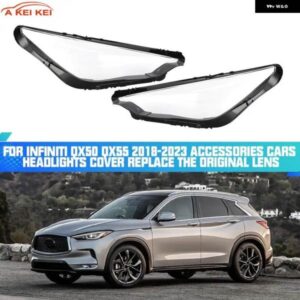 インフィニティ QX50 QX55 2018-2023 車用 ヘッドライト シェル 防水 クリア ヘッドライト レンズ レンズ と交換