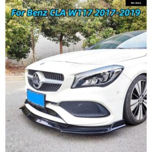 車用フロント バンパー スポイラー スプリッター リップブレード メルセデス ベンツ CLA W117 セダン CLA200 CLA250 2017 2018 2019