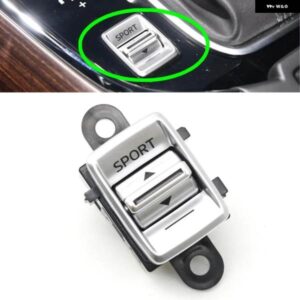 GMJ666YK0 LHD シルバー スポーツ ボタン ギア シフター パネル 運転モード コントロール スイッチ マツダ 3 6 CX-3 18-21 CX-9 16-23 CX-5 16-24