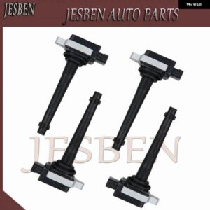 4 個 22448-ED800 点火 コイル 日産 マーチティーダ 1.6L 1.8L セントラ 2.0L 2007-2014 ナンバー C1564 22448ED800 22448-CJ00A