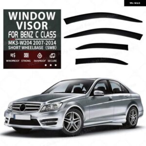 ベンツ C クラス W202 W203 W204 W205 W206 ウェザーシールド ウィンドレインガード アクセサリー ブライトストリップ ウィンドデフレクター