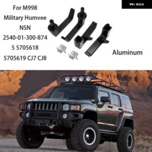 アルミ製車 ドアハンドル 左/右ペア 1セット M998 ミリタリー ハンビー NSN 2540-01-300-8745 5705618 5705619 CJ7 CJ8