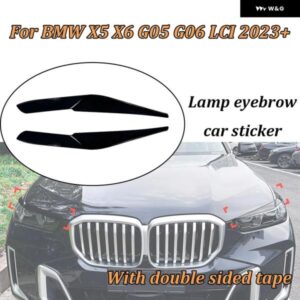 車用 ヘッドライト アイブロウランプ ヘッドライト アイブロウ BMW X5 X6 G05 G06 LCI 2023+車 外装 カスタム アクセサリー