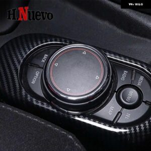 カーアクセサリー コントロール コンソール パネル BMW MINI COOPER S F55 F56 車内 装飾 パネル カバー カーボン
