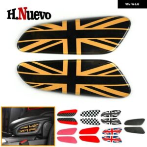 車内 ステッカー アームレスト ボックス カバー ステッカー デカール 装飾 ケース ミニクーパー F60 カントリーマン F60 カー スタイリング 2枚