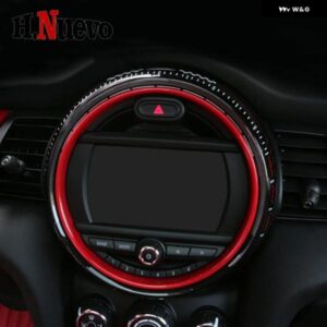 センター コンソール コントロール スクリーン 装飾 フレーム ナビゲーションカバー ミニクーパーF55 F56 F57車内アクセサリー