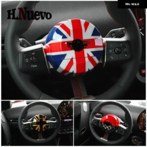 MINI COOPER SE J01 J05 ELECTRIC U25 COUTRYMAN ステアリングホイール センターカバー パネル スタイリング ステッカー 車内アクセサリー