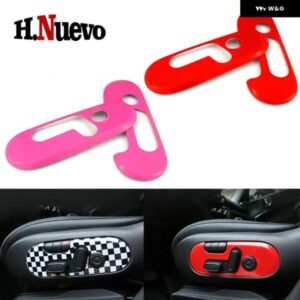 2個 車シート調整 パネル 装飾 スティック プラスチック カバー MINI COOPER F60 インテリア ステッカー アクセサリー カー スタイリング