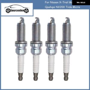 4個 PLZKAR6A-11 5118 イリジウム スパークプラグ 日産 X-TRAIL MARCH QASHQAI NV200 TIIDA MICRA OEM 22401-CK81B PLZKAR6A11