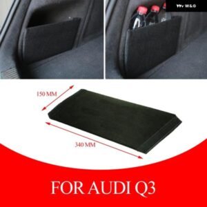 1個 オート トランク サイドストレージ オーガナイザー ボード パーティションプレート テール ボックス シールド アウディ Q3 8U 2011-2018