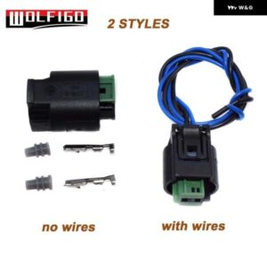 1セット/10セット温度センサー2ピンコネクタソケットプラグ ワイヤー付き ワイヤーなし 1-967644-1 968405-1 BMW 3 5 7シリーズ