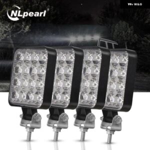 42W 48W ミニLED作業灯 12V 24V LED ライトバー オフロードスポットライト ジープ トラック 4X4 車 SUV ATV BARRA LED ヘッドライト