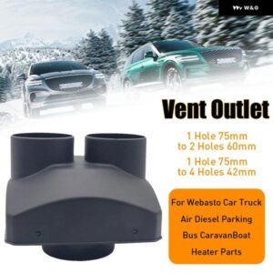 42MM 1穴 75MM 4穴 エア アウトレット ベントカバー エアディーゼル パーキング ヒーターコンバーターパーツ 車 トラック ボート キャンピングカー