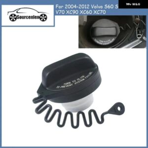 31261716 2004-2012 ボルボ S60 S40 S80 V60 V70 XC90 XC60 XC70 ガスタンク 燃料 フィラー キャップ テザーストラップ付き カーアクセサリー