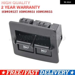 1C0959527 1C0959855 電動メインウィンドウスイッチ ボタン フォルクスワーゲン ビートル 1998-2010