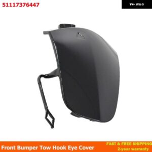 51117376447 フロント バンパー 牽引フック アイカバー グロスブラック BMW MINI F54 クラブマン 7376447