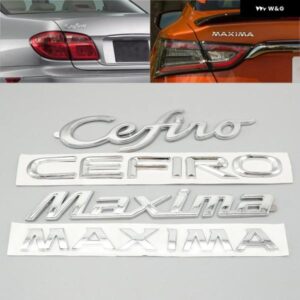 3D車用リア トランク テールゲート文字 単語 ロゴ ネームプレート バッジ デカール ステッカー エンブレム マキシマ セフィーロ