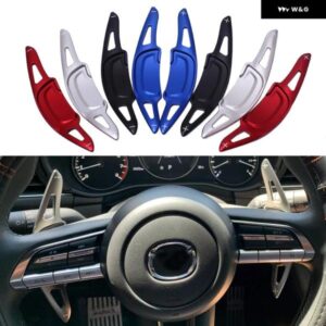 1ペア ステアリングホイール ギア シフト パドル シフター マツダ 3 MAZADA3 CX30 CX-30 2020 2021 2022 アルミ 合金 パドルエクステンション