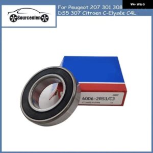 324703 オーバーアクスルハーフシャフト ベアリング プジョー 207 301 308 408 DS6 DS5 307 シトロエン C-ELYSEE C4L 6006-2RS1 C3
