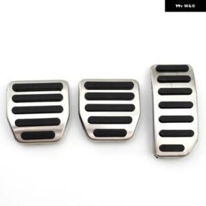 3個 マニュアル ドリル不要 アクセル ガス ブレーキ クラッチ ペダル カバー ボルボ S60 S80 V60 XC60 2012 - 17