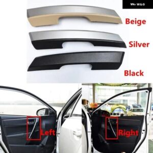 カーアクセサリー 内装 フロントドア トリム パネル アームレスト インナーハンドル 装飾 カバー トヨタ カローラ 2014~2017